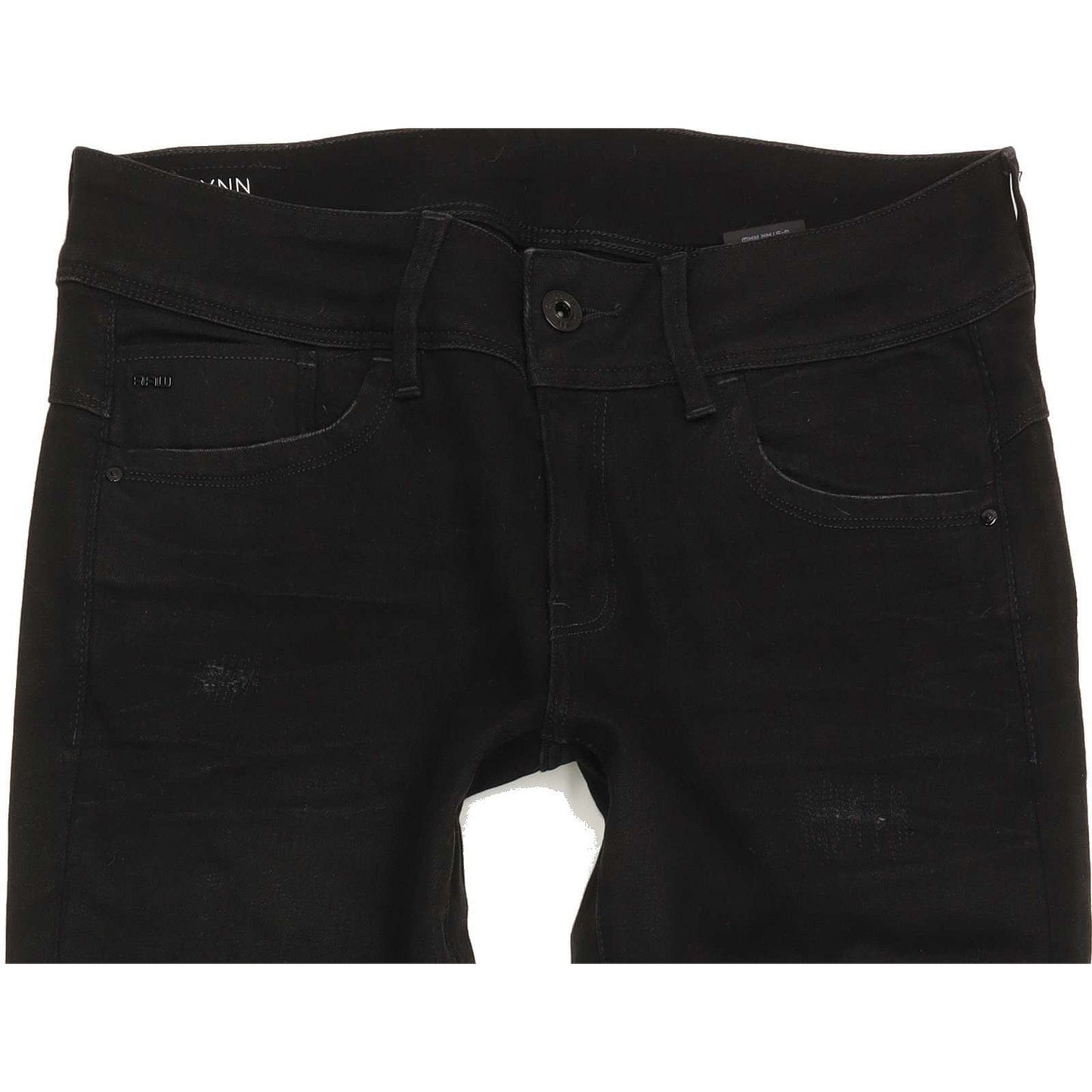 G-Star Lynn Mid Women Black Skinny Regular Stretch Jeans W31 L31