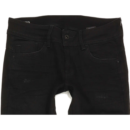 G-Star Lynn Mid Women Black Skinny Regular Stretch Jeans W31 L31