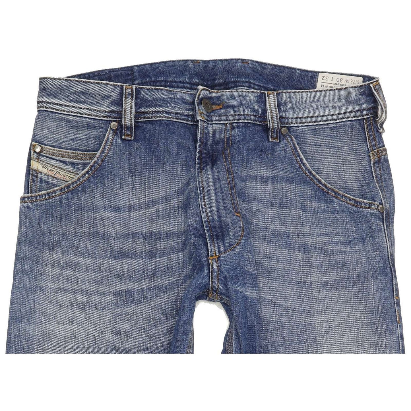 Diesel Krooley 0R4J8 Men Blue Tapered Slim Jeans W30 L31