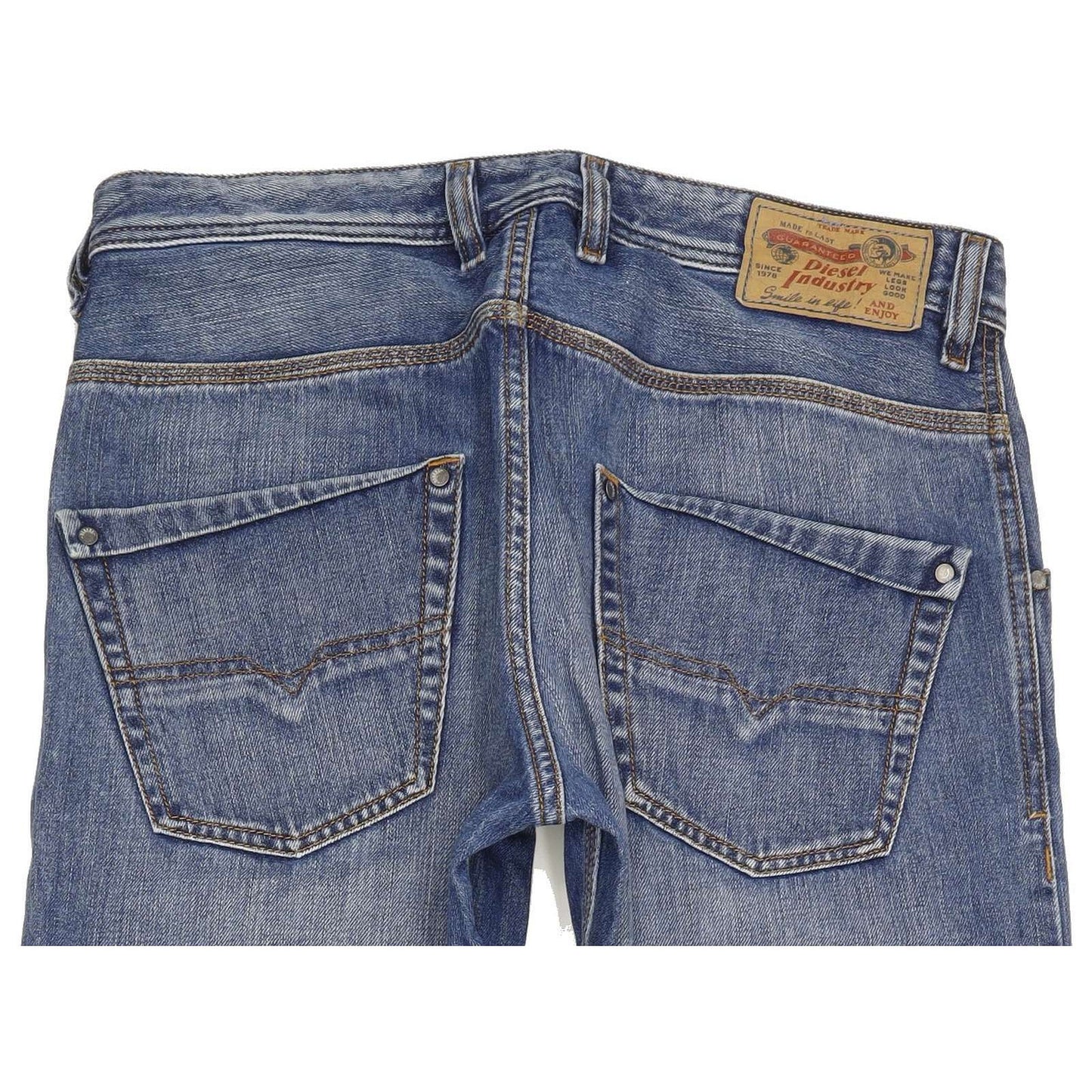 Diesel Krooley 0R4J8 Men Blue Tapered Slim Jeans W30 L31