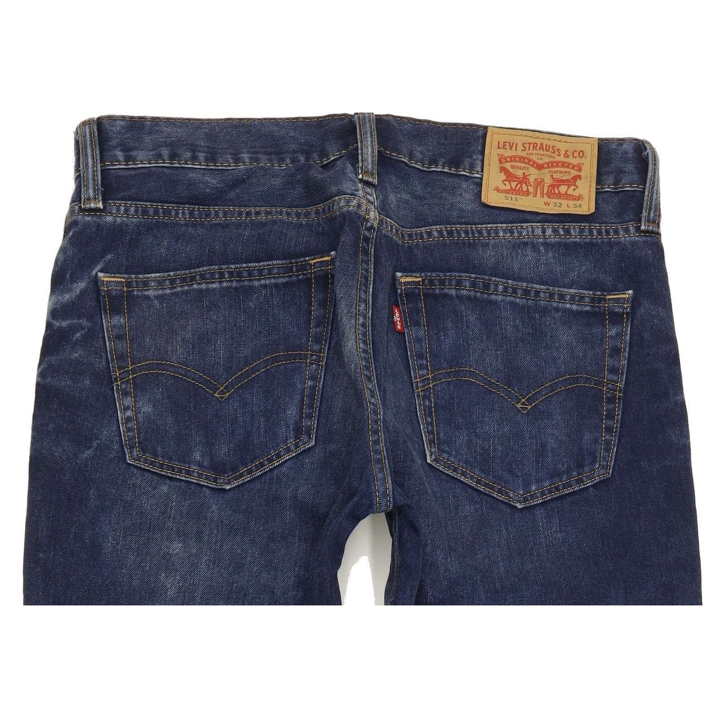Levi's 511 Men Blue Straight Slim Jeans W32 L33