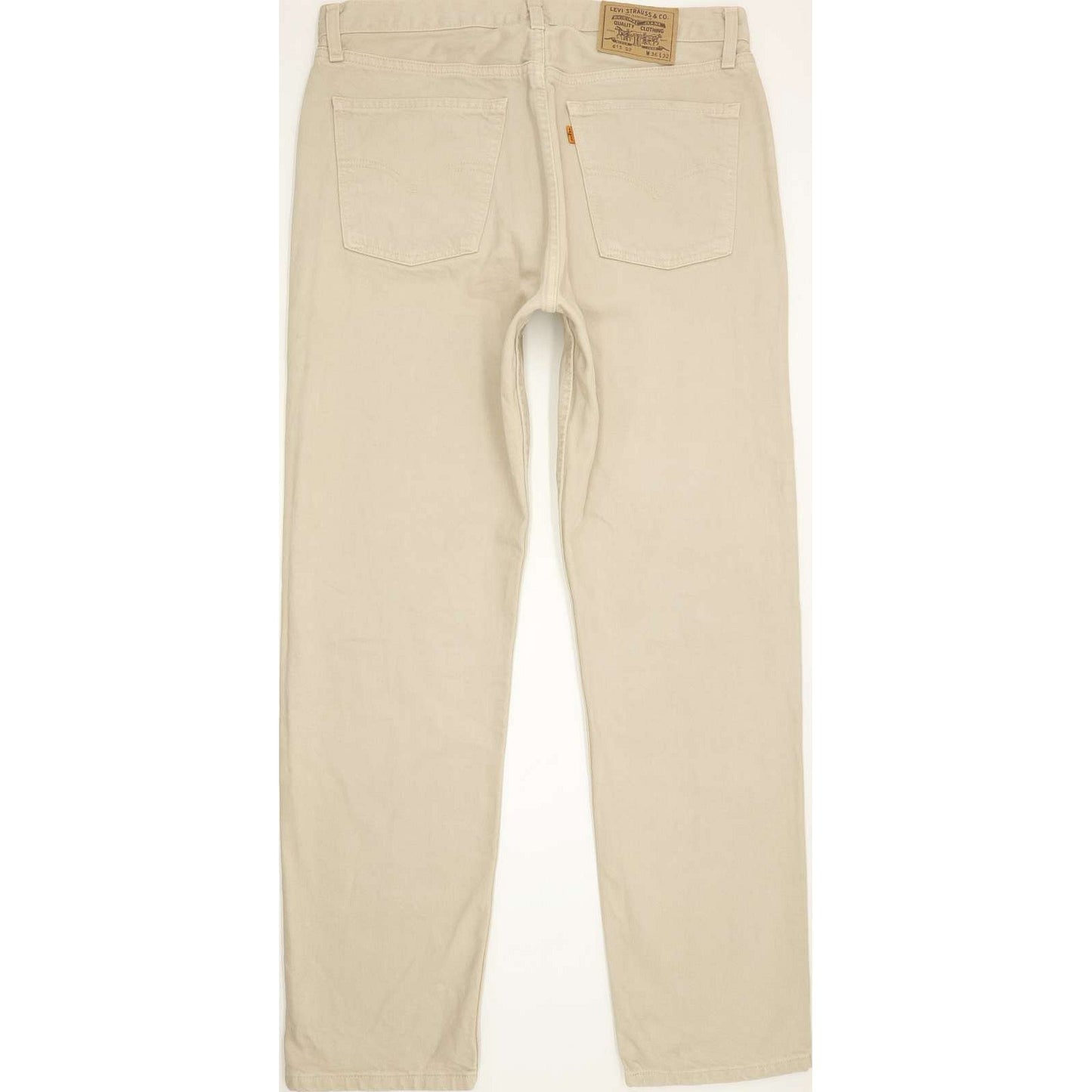 Levi's 615 Men Beige Straight Regular Jeans W36 L32