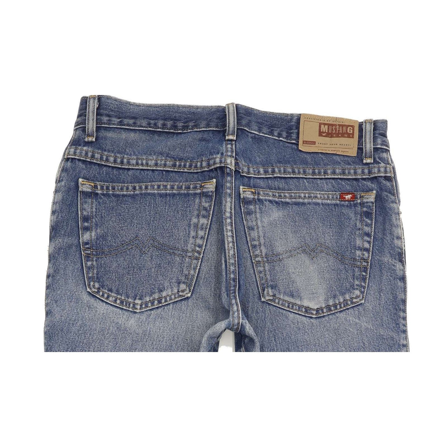 Mustang Men Blue Straight Regular Jeans W33 L30