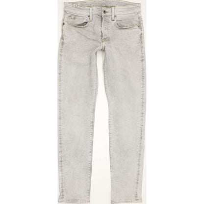 G-Star 3301 Men Grey Tapered Regular Stretch Jeans W30 L32
