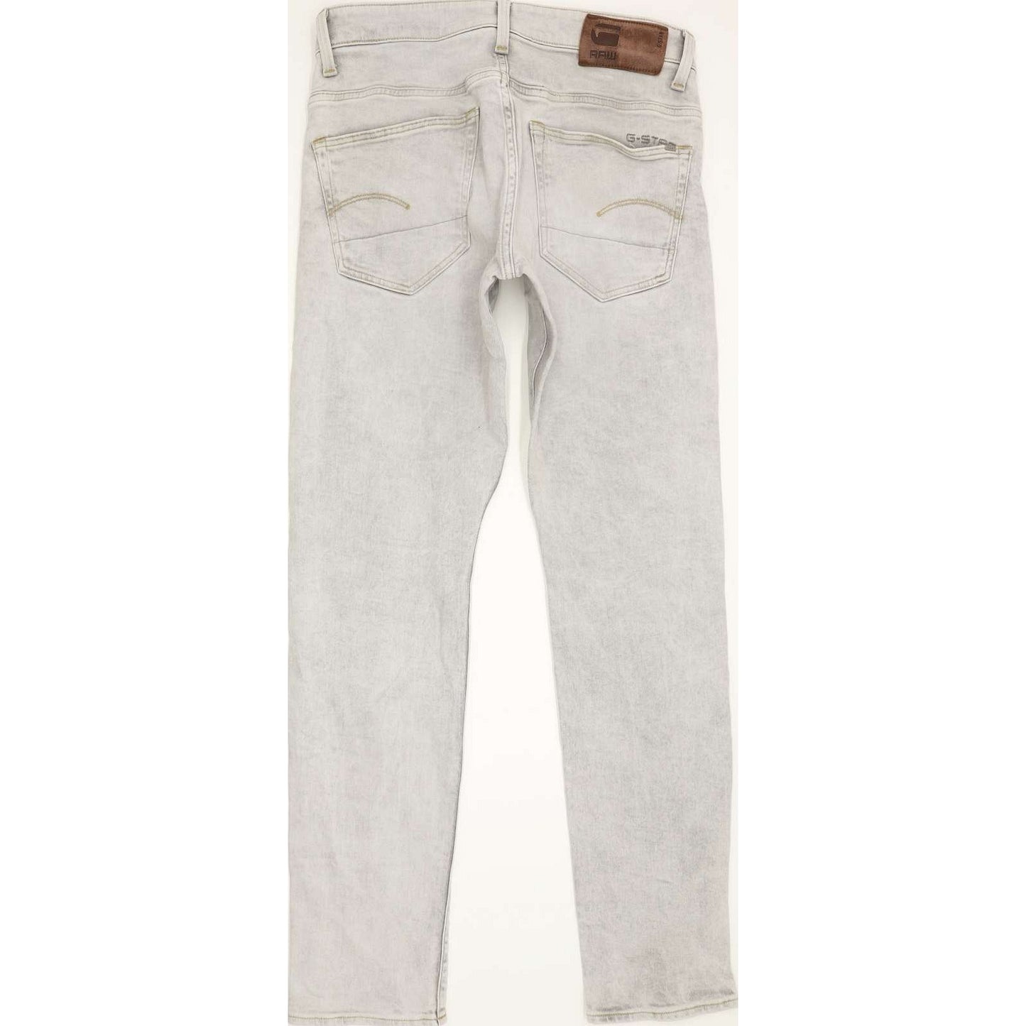 G-Star 3301 Men Grey Tapered Regular Stretch Jeans W30 L32