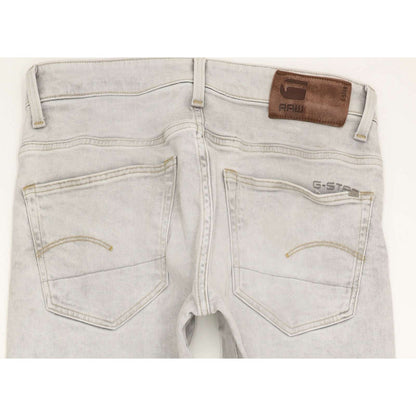 G-Star 3301 Men Grey Tapered Regular Stretch Jeans W30 L32
