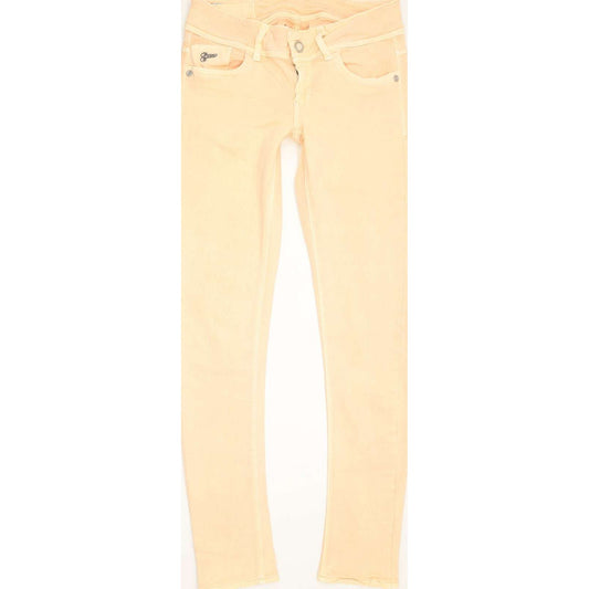 G-Star Orange Women Skinny Slim Stretch Jeans W25 L29