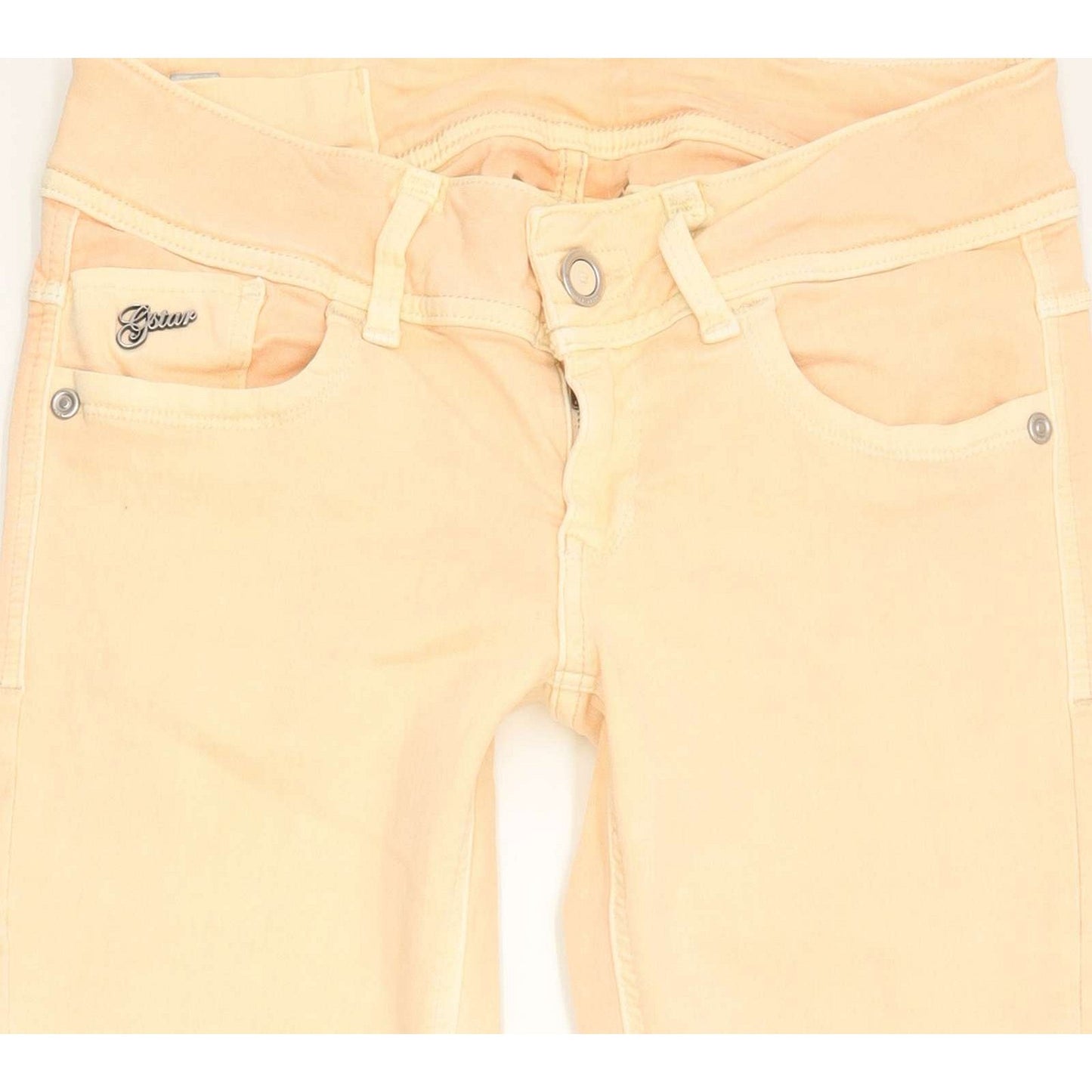 G-Star Orange Women Skinny Slim Stretch Jeans W25 L29