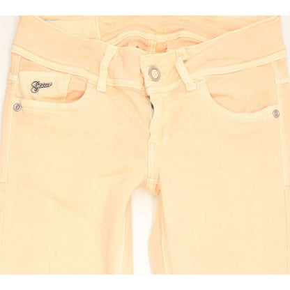 G-Star Orange Women Skinny Slim Stretch Jeans W25 L29