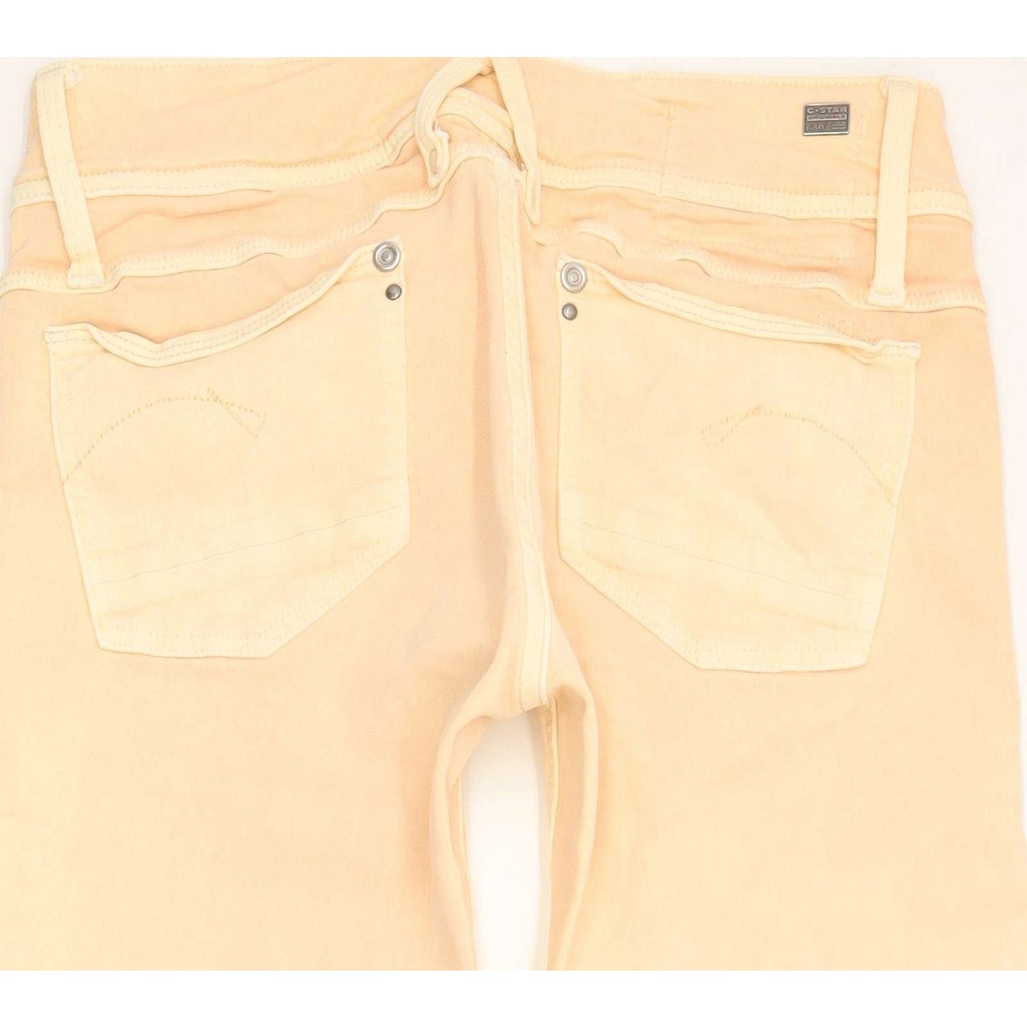 G-Star Orange Women Skinny Slim Stretch Jeans W25 L29