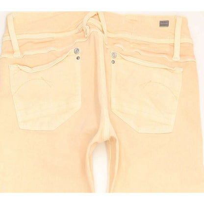 G-Star Orange Women Skinny Slim Stretch Jeans W25 L29