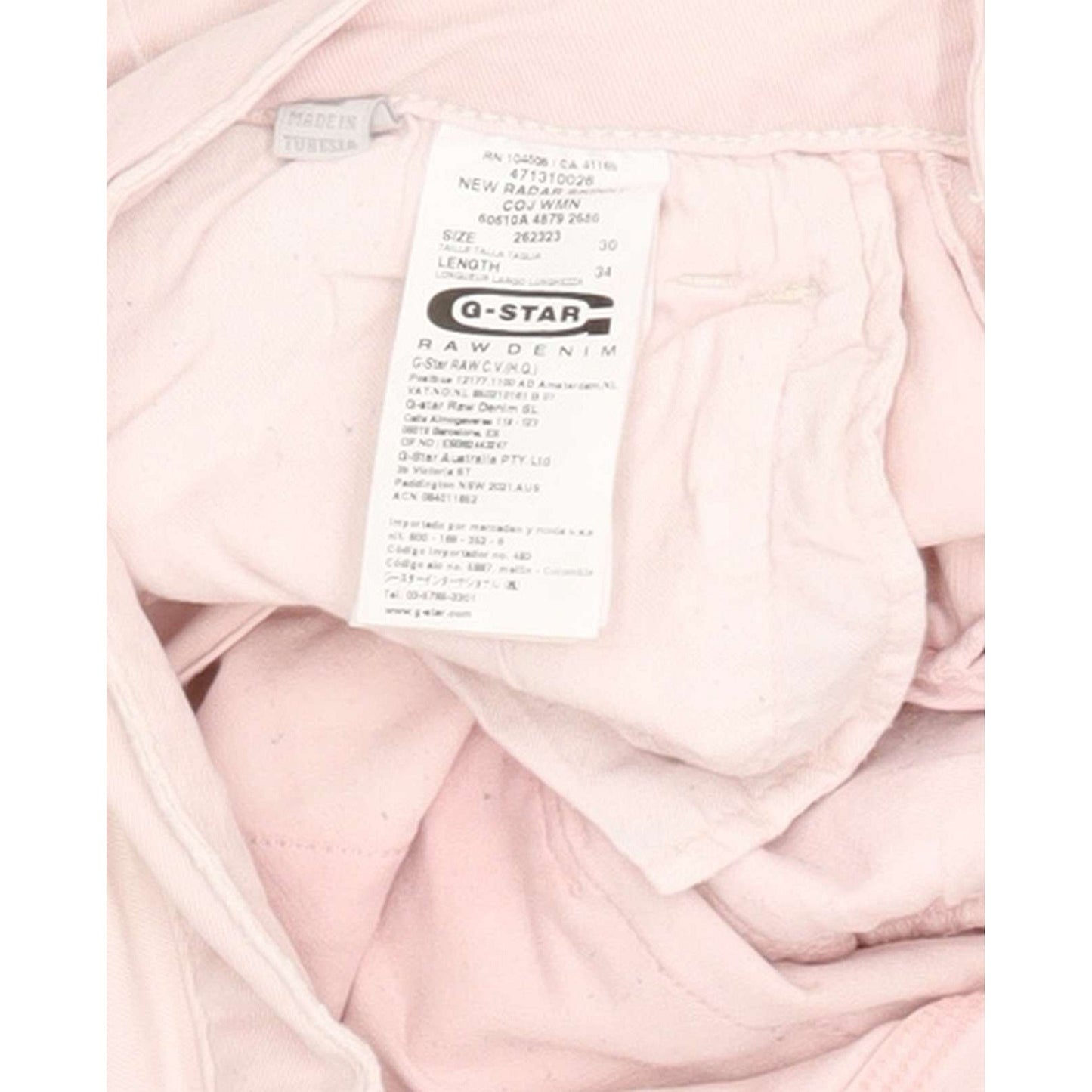 G-Star New Radar Pink Women Skinny Slim Stretch Jeans W30 L32