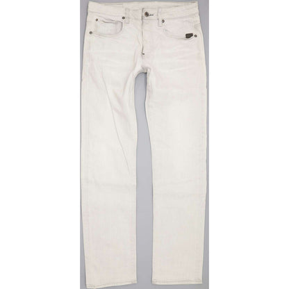G-Star Attacc Men Grey Straight Regular Stretch Jeans W32 L32