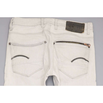 G-Star Attacc Men Grey Straight Regular Stretch Jeans W32 L32
