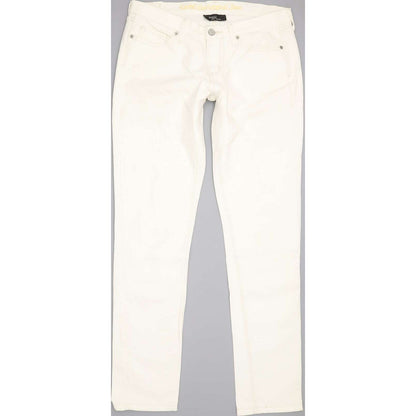 Levi's 421 Women White Skinny Slim Stretch Jeans W28 L32