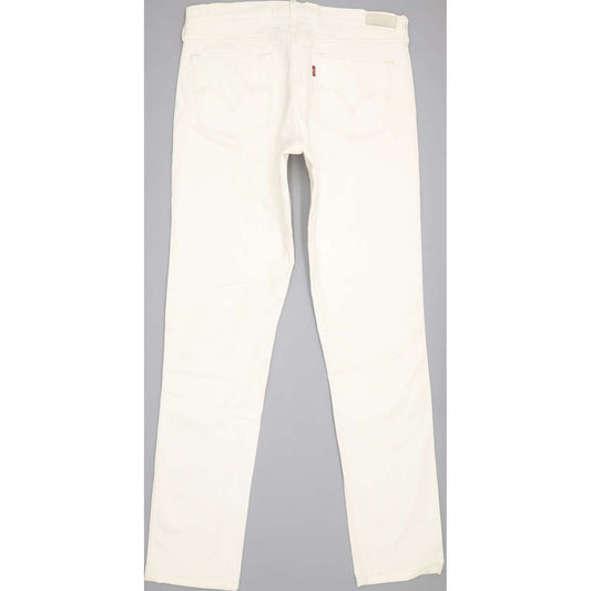 Levi's 421 Women White Skinny Slim Stretch Jeans W28 L32