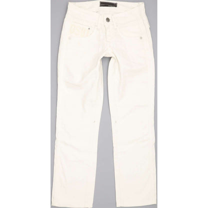 G-Star Saville Women White Straight Slim Jeans W25 L26