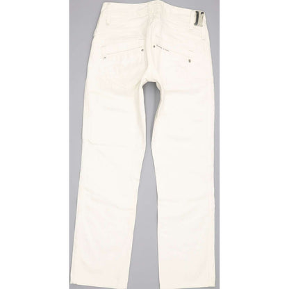 G-Star Saville Women White Straight Slim Jeans W25 L26