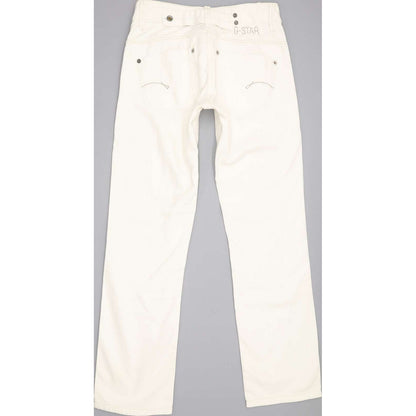 G-Star Midge Women White Straight Slim Stretch Jeans W26 L28