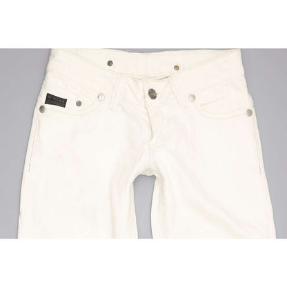 G-Star Midge Women White Straight Slim Stretch Jeans W26 L28