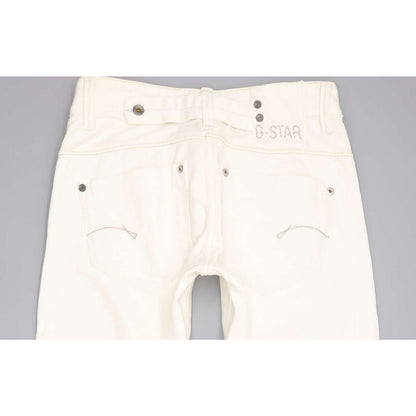 G-Star Midge Women White Straight Slim Stretch Jeans W26 L28