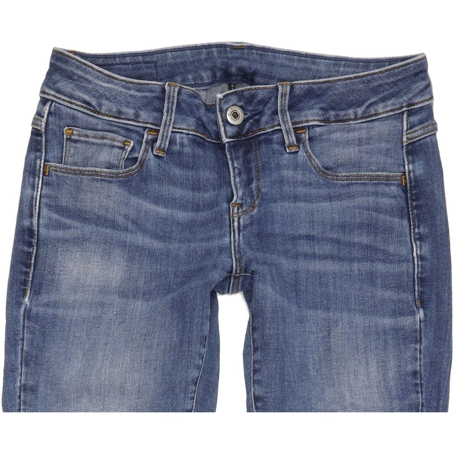 G-Star 3301 Deconst Women Blue Skinny Slim Stretch Jeans W27 L29