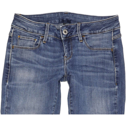 G-Star 3301 Deconst Women Blue Skinny Slim Stretch Jeans W27 L29