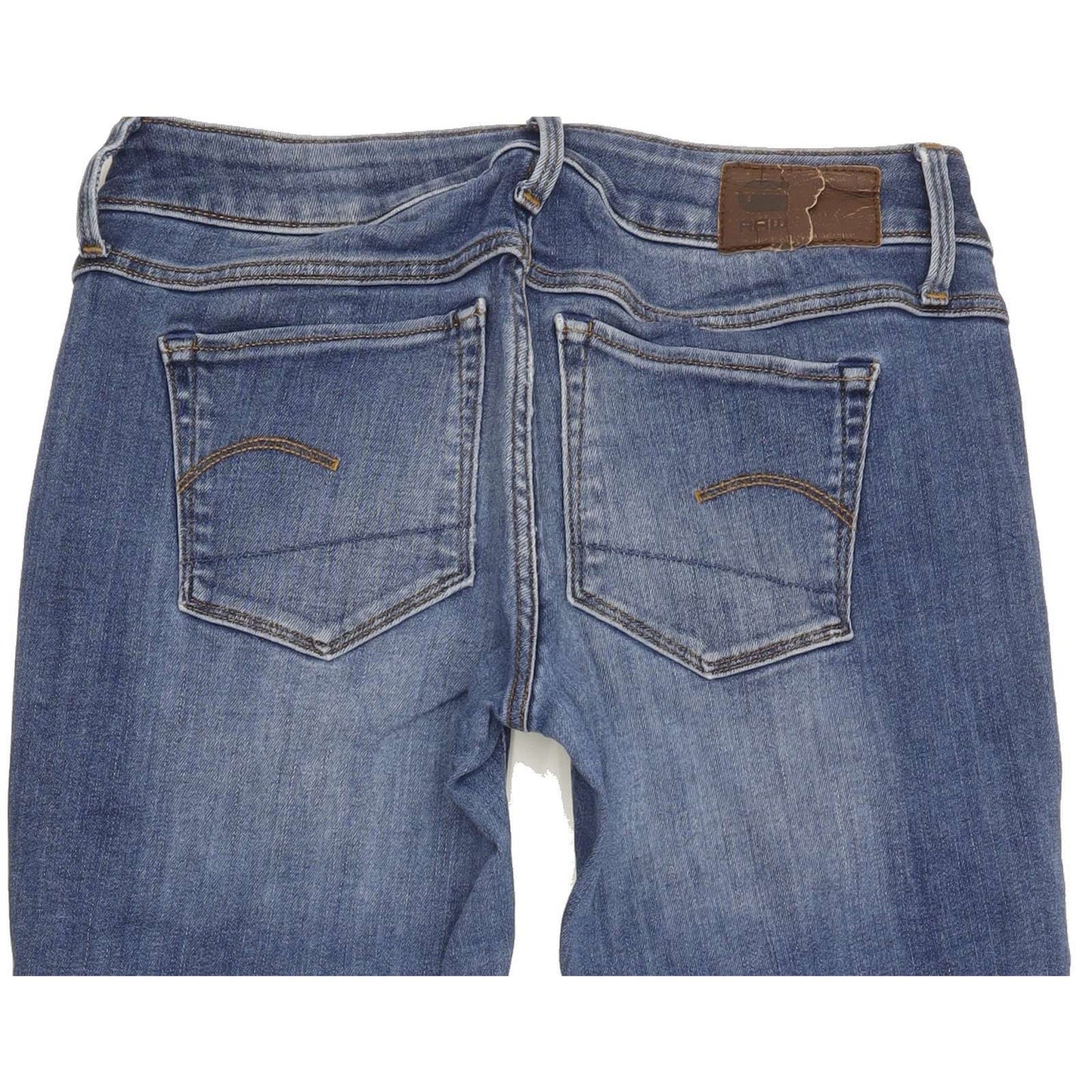 G-Star 3301 Deconst Women Blue Skinny Slim Stretch Jeans W27 L29