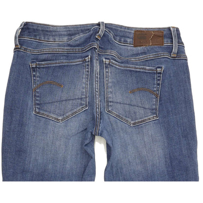 G-Star 3301 Deconst Women Blue Skinny Slim Stretch Jeans W27 L29