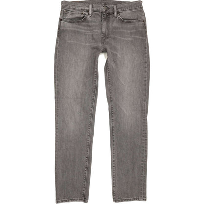 Levi's 511 Men Grey Straight Slim Stretch Jeans W34 L31