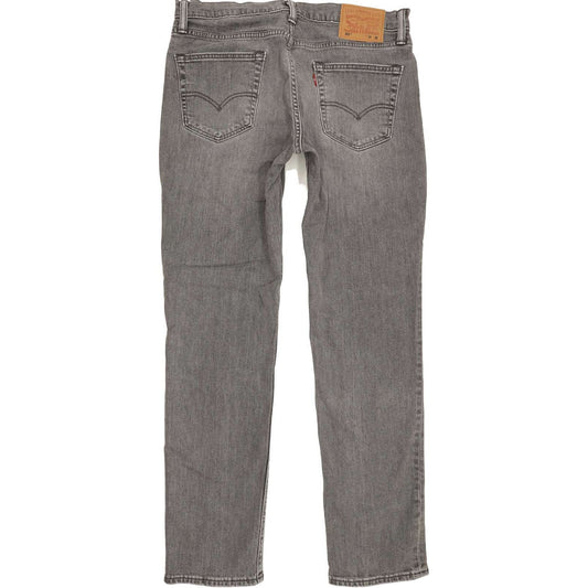Levi's 511 Men Grey Straight Slim Stretch Jeans W34 L31