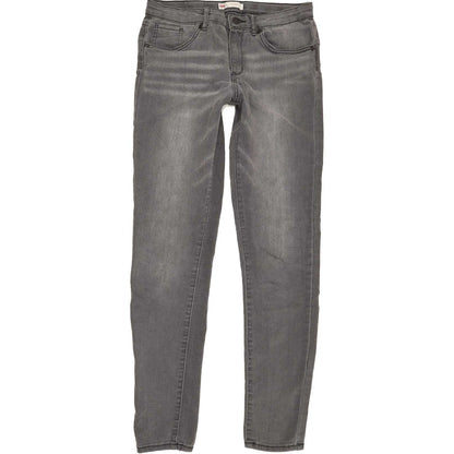 Levi's 711 Women Grey Skinny Slim Stretch Jeans W26 L30