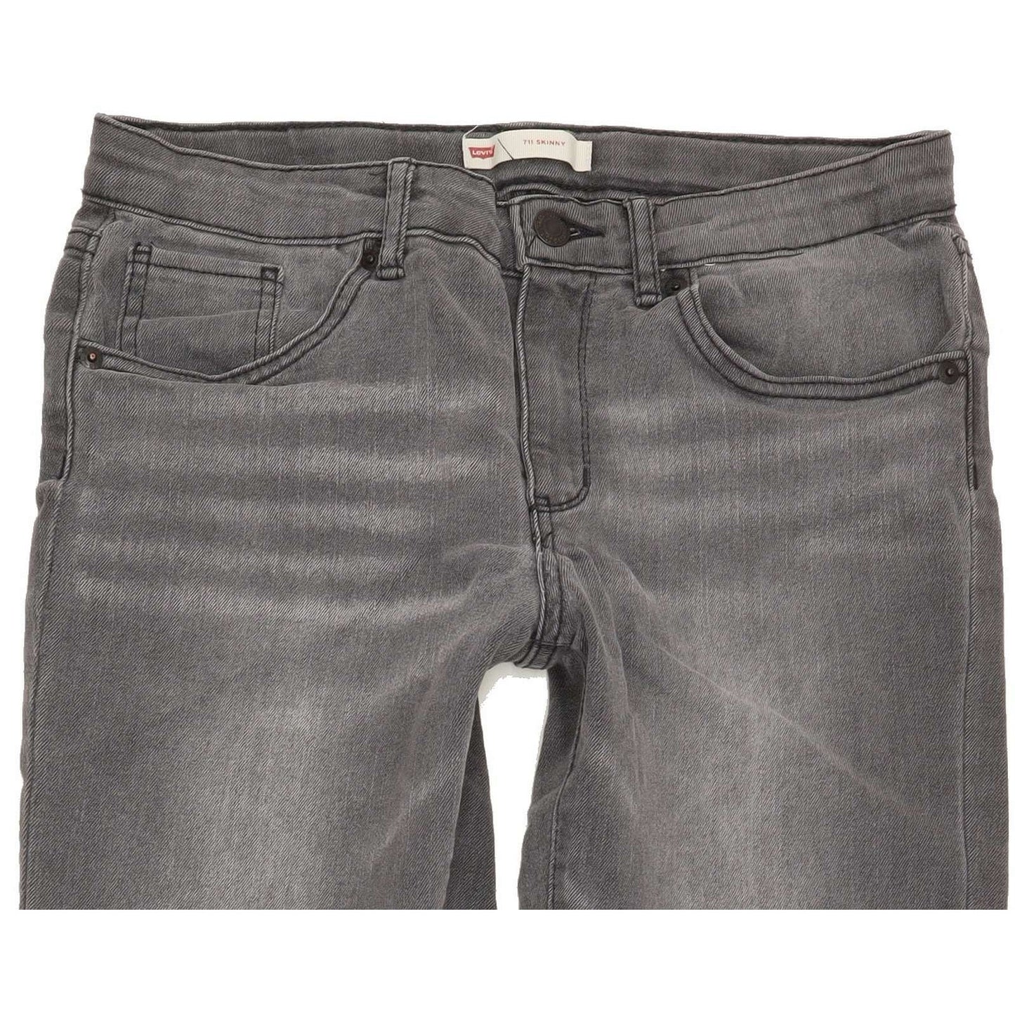 Levi's 711 Women Grey Skinny Slim Stretch Jeans W26 L30