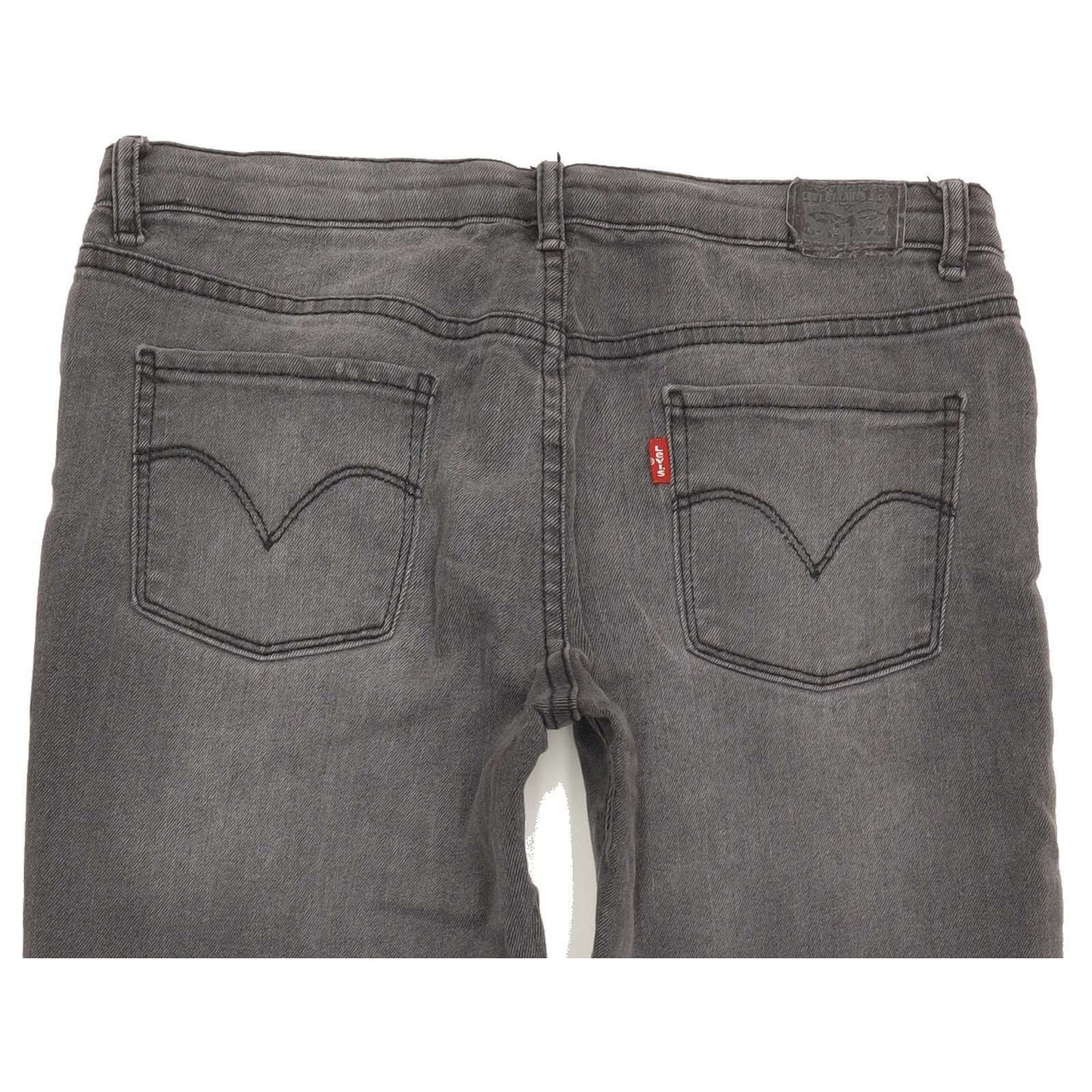 Levi's 711 Women Grey Skinny Slim Stretch Jeans W26 L30