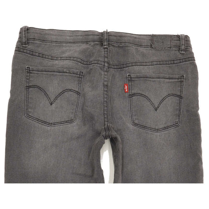 Levi's 711 Women Grey Skinny Slim Stretch Jeans W26 L30