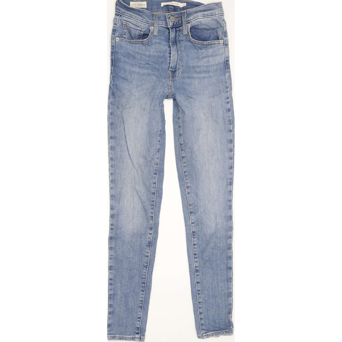 Levi's Mile High Rise Women Blue Skinny Stretch Jeans W24 L27