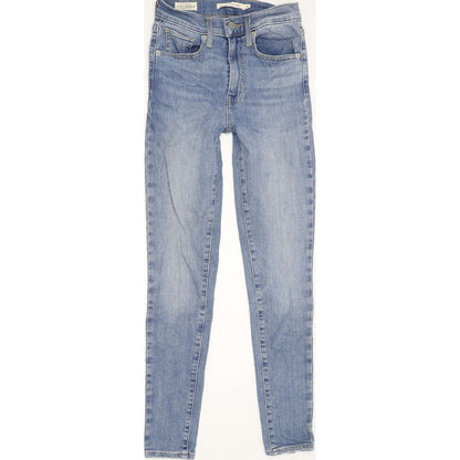 Levi's Mile High Rise Women Blue Skinny Stretch Jeans W24 L27