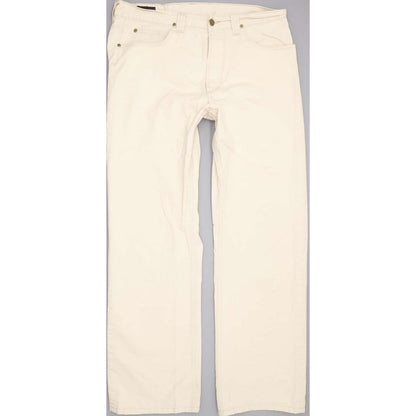 Lee Nash Men Beige Straight Regular Jeans W34 L31