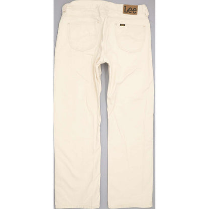 Lee Nash Men Beige Straight Regular Jeans W34 L31