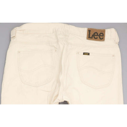 Lee Nash Men Beige Straight Regular Jeans W34 L31