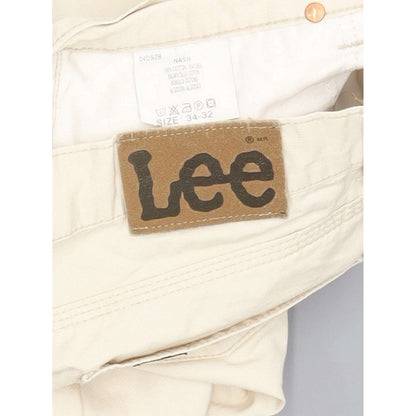 Lee Nash Men Beige Straight Regular Jeans W34 L31