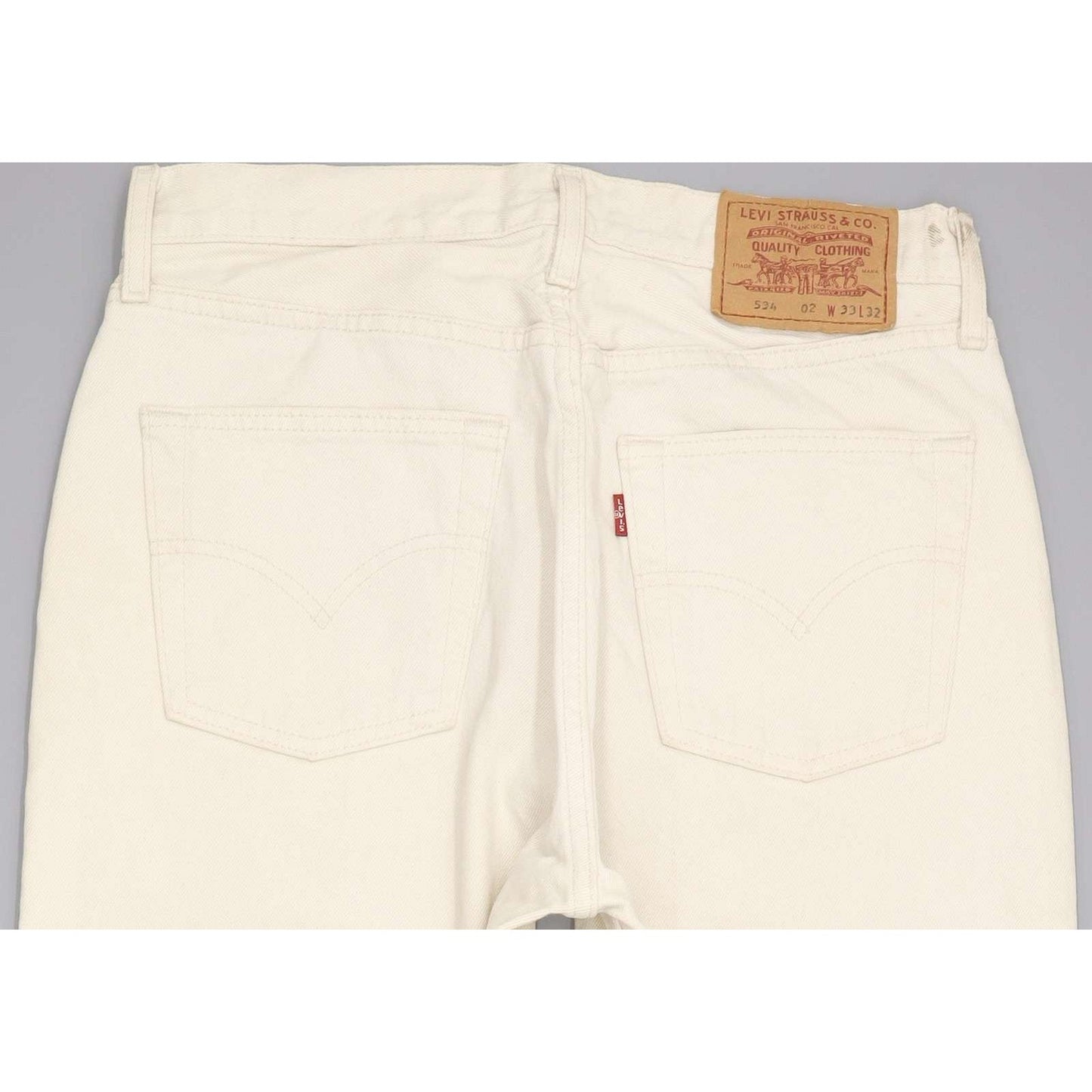 Levi's 534 Men Beige Straight Regular Jeans W31 L26