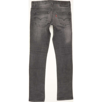 Levi's 510 Kids Grey Skinny Slim Stretch Jeans W24 L26