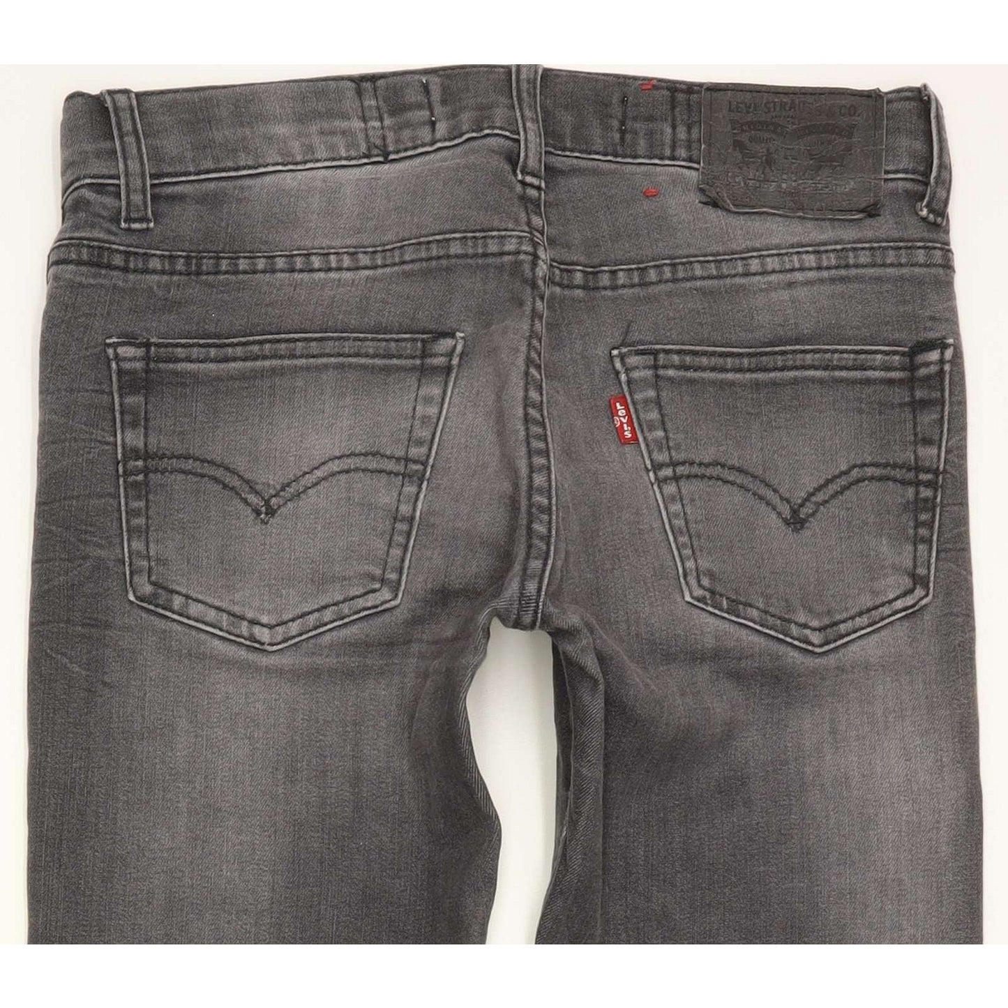 Levi's 510 Kids Grey Skinny Slim Stretch Jeans W24 L26