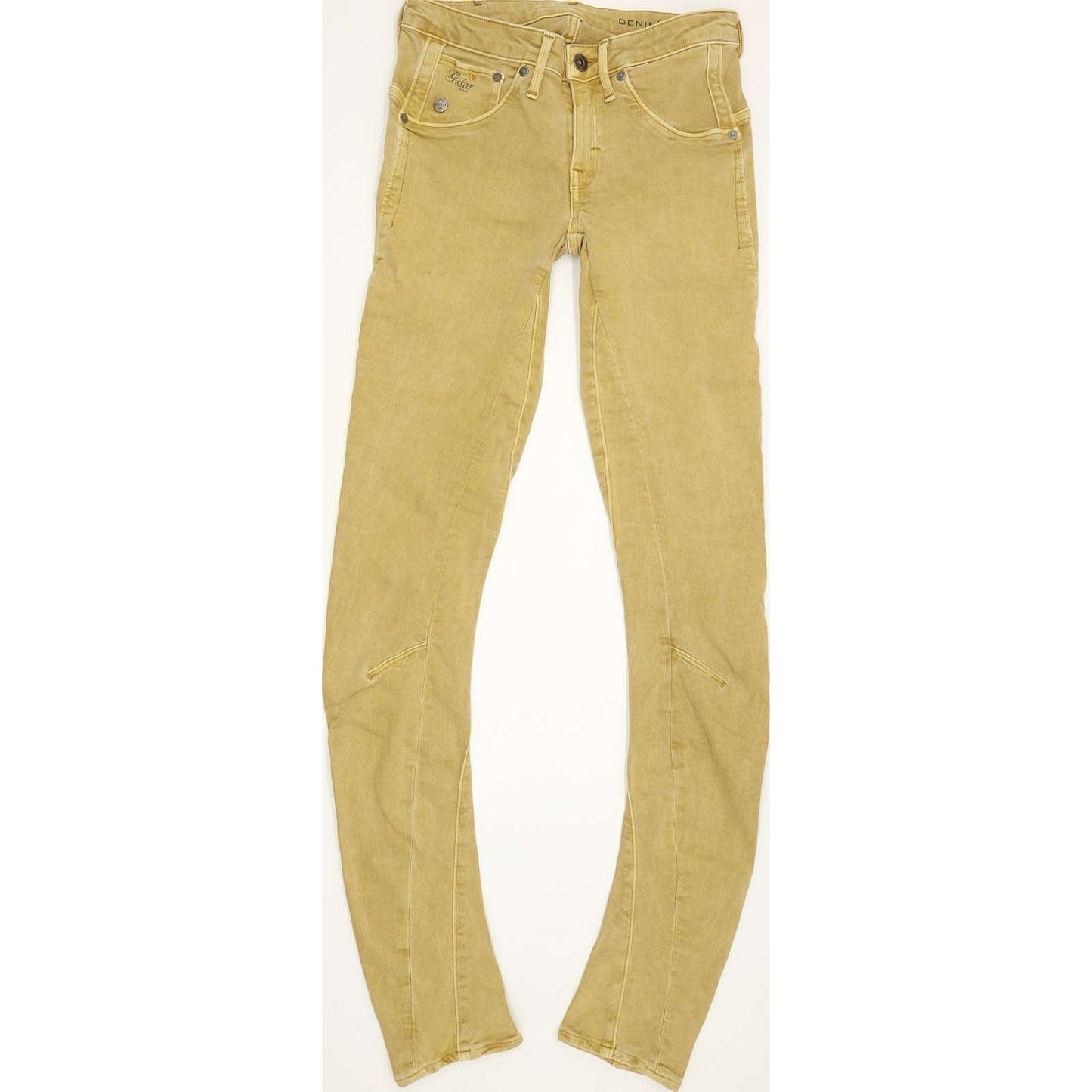 G-Star Arc 3D Women Yellow Skinny Slim Stretch Jeans W26 L32