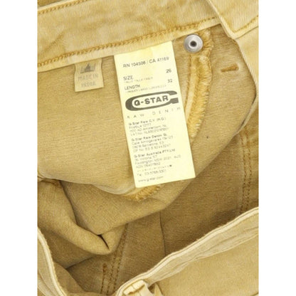 G-Star Arc 3D Women Yellow Skinny Slim Stretch Jeans W26 L32