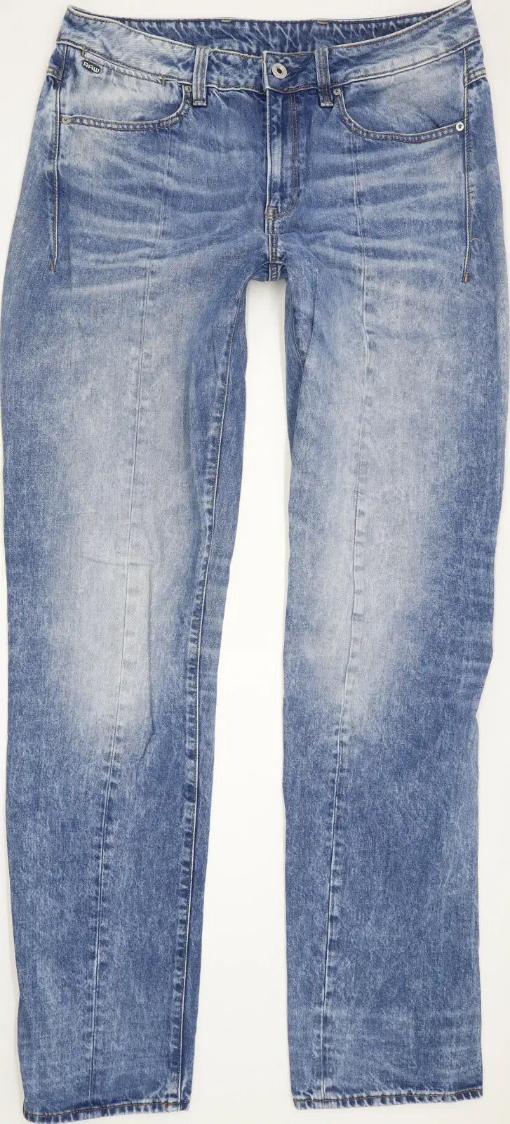 G-Star Lanc 3D High Women Blue Straight Slim Jeans W31 L34
