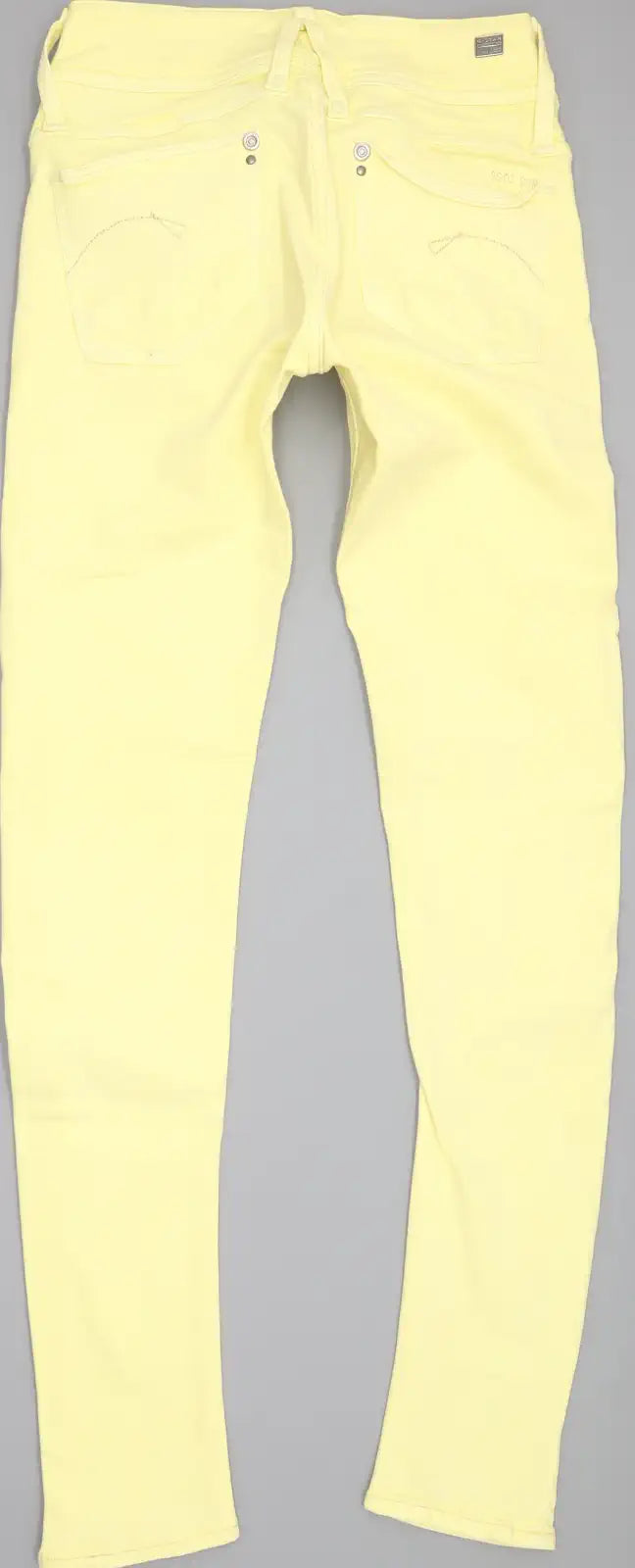 G-Star Lynn Women Yellow Skinny Slim Stretch Jeans W26 L30
