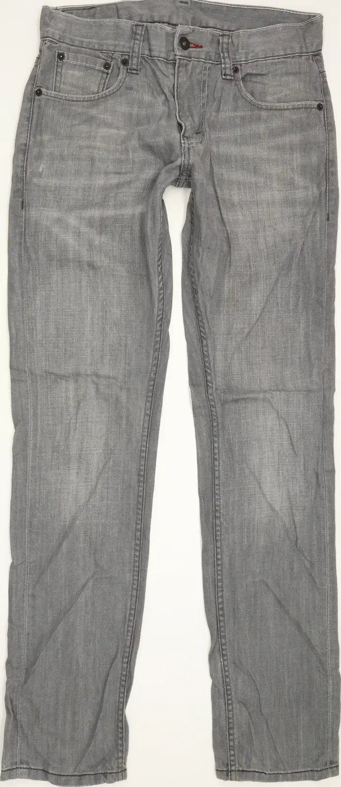 Levi's 511 Men Grey Straight Slim Jeans W30 L32
