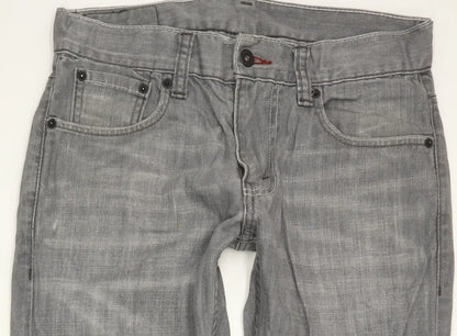 Levi's 511 Men Grey Straight Slim Jeans W30 L32
